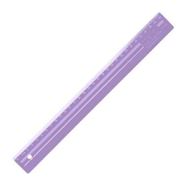 Imagem de Régua Dello Full Color 30 cm Roxo 