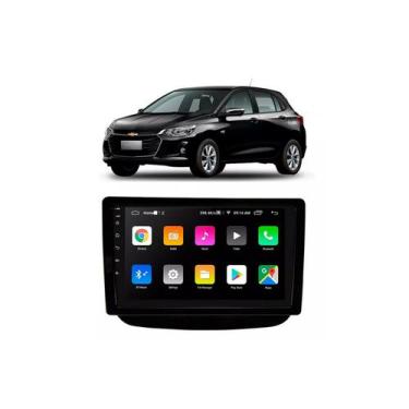 Imagem de Kit Central Multimídia Android Onix 2020 A 2023 9 Polegadas Carplay e 