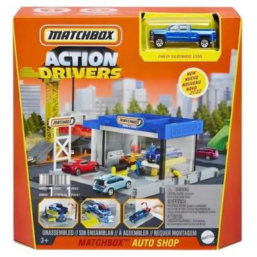 Imagem de Matchbox Conjunto Action Drivers Hot Wheels GVY82 Mattel, Oficina mecâ