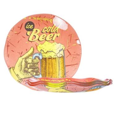 Imagem de Petisqueira Cerveja Beer Zone Pub Retro Vermelho Vidro -Dynasty, 3 mes