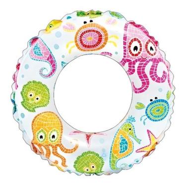 Imagem de Boia Inflável Redonda 51cm Floral Praia E Piscina - Intex