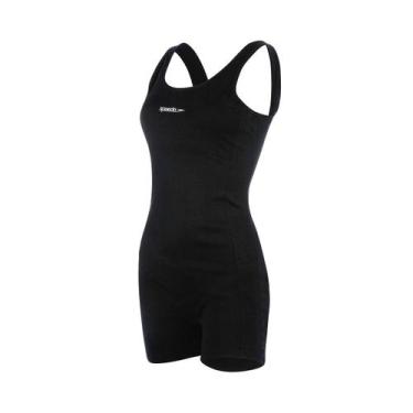Imagem de Macaquinho Speedo Natação Hidro Basic, Preto, GG