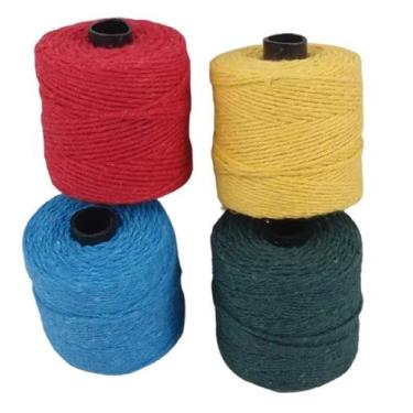 Imagem de Barbante Colorido Escolar C/ 4 Rolos Artesanato Em Geral - VALTEX