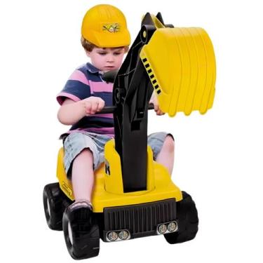 Imagem de Escavadeira Max Ou Praia Brinquedos Infantil  Suportam Até 30kg Com Ac