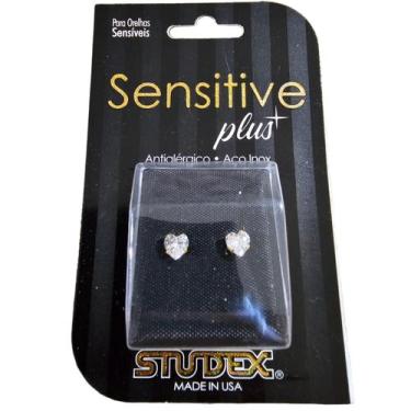 Imagem de Brinco Studex Sensitive Plus Adulto Zircônia Coração 5X5mm SP885Y, Dou