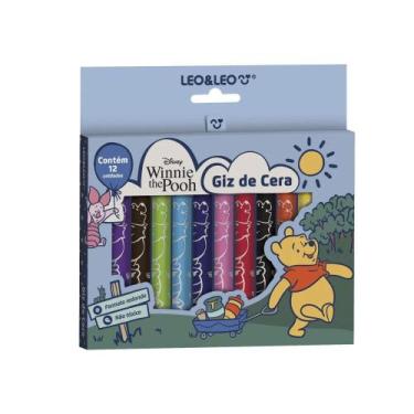 Imagem de Giz de Cera Ursinho Pooh 12 Cores - Leo & Leo - Leo&Leo