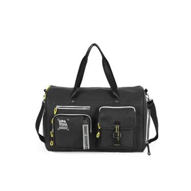Imagem de Bolsa Feminina Treino Viagem Grande Esportiva Up4you -, Preto