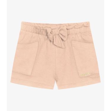 Imagem de Shorts Infantil Feminino Moletinho Trick Nick Rosa, 2, Rosa