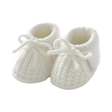 Imagem de Sapatos De Malha Para Bebês Recém-nascidos, Calçados Respiráveis com B