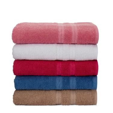 Imagem de Toalha de Rosto Itália Soft 45x80CM 100% Algodão 430g-m² Macia e com Alta Absorção Branco Toalhas Beka