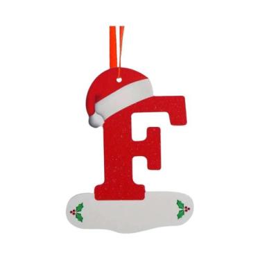 Imagem de Enfeites De Árvore De Natal Com 26 Letras Em Inglês, Decoração Para Ca