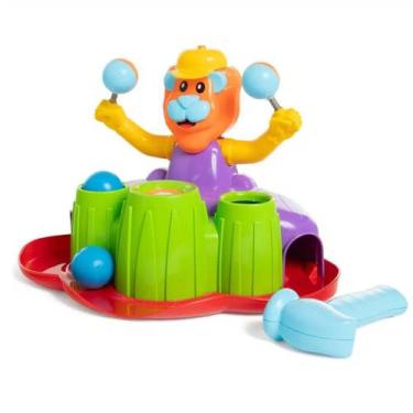 Imagem de BATE BATE EC ST - Brinquedo Educativo com Martelo e Bolinhas - CALESIT