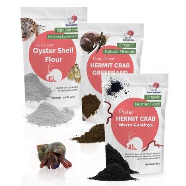 Imagem de Kit de Suplementos para Caranguejo-Eremita Snout and Shell Orgânico