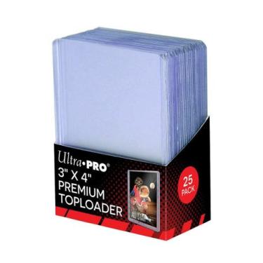 Imagem de Sleeves para Cartas Ultra Pro 3x4 Premium Toploaders 125 unidades