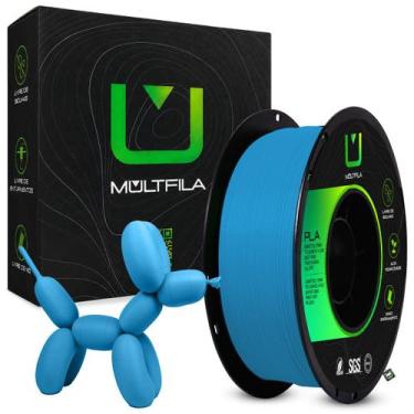 Imagem de Filamento Impressora 3D PLA Matte Fosco 1,75mm 1kg Multfila - Multifil