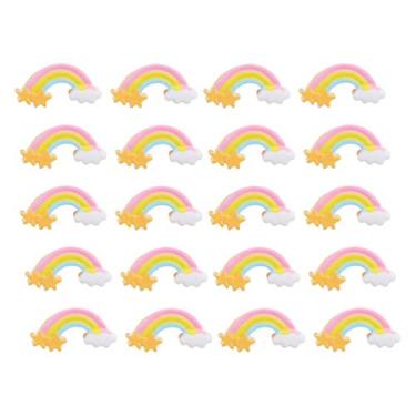 Imagem de EXCEART Conjunto de pingentes de lodo 50 pçs contas de lodo de resina e botões de artesanato para acessórios artesanais scrapbook capa de telefone decoração