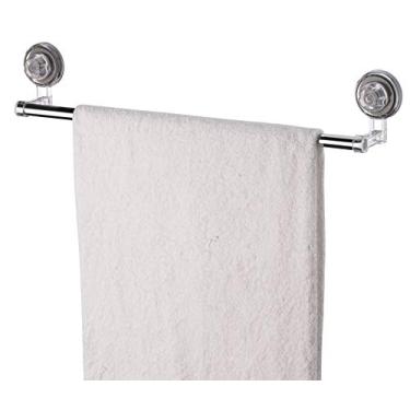 Imagem de Toalheiro 45cm Natural/Cromo com Ventosas Future Transparente/ Cromado
