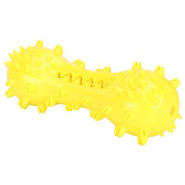 Imagem de Brinquedo de limpeza de dentes para animais de estimação, vara molar para cães, mastigar para cães, escova de dentes para cães, escova de dentes para cães, brinquedo para animais de estimação, filhotes (amarelo)