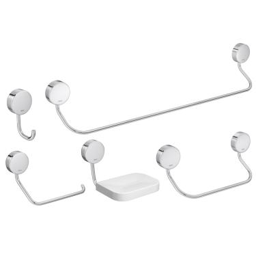 Imagem de Kit de Acessórios para Banheiro Deca Net 2000 C01 Cromado