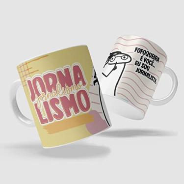 Imagem de Caneca Profissão Flork Fono Jornalismo 23