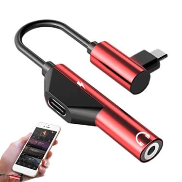 Imagem de ao fone ouvido | Adaptador fone ouvido auxiliar para 3,5 mm,Adaptador áudio tipo C para fones ouvido compatível com a maioria dos dispositivos Baodan