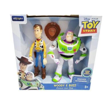 Imagem de Bonecos Toy Story - Woody E Buzz Etilux - Disney