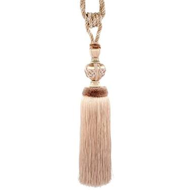 Imagem de Cortinas elegantes Cordas de borla Cortinas de janela Retenções Decorações penduradas Acessórios para casa Decoração de borla Acessórios de cortina, 1 peça C1