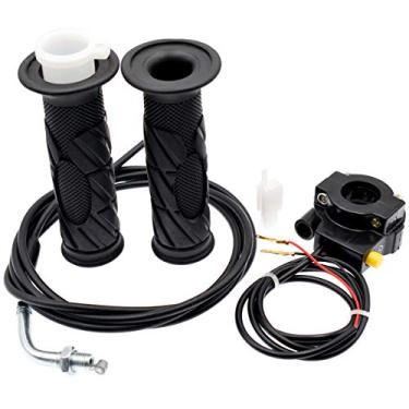 Imagem de Royitay 22 mm de 22 mm de cabo acelerador de acelerador e cabo de acelerador de 190 cm de comprimento com conjunto de interruptor ON OFF para scooter de gás 33cc 43cc 49cc Zooma Stand Up