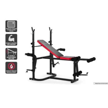 Imagem de Banco De Supino Reclinavel Com Apoio Para Barra