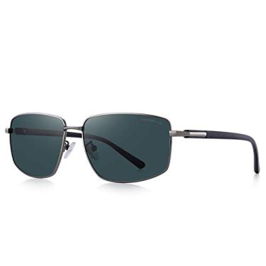Imagem de Óculos de sol masculinos Merry com lentes polarizadas HD grandes para homens que dirigem TR90 leggs; óculos de sol com proteção UV400, G15, Free