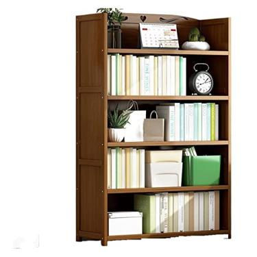 Imagem de KIZQYN Estante Prateleiras de estante de livros Móveis de Sala de Estar Prateleiras de Cubo Prateleiras de Armário de Exibição Estante de Livros Estante de Cubo (Cor: Cinco Camadas 90)