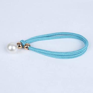 Imagem de Suportes de cortina Correia de cortina sem perfurações Tira de pérola amarrada acessórios de cortina de corda acessórios, T8,2 PCS