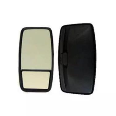 Imagem de CAIXA 2 ESPELHO RETROVISOR DUPLO BIPARTIDO ESQUERDO MB