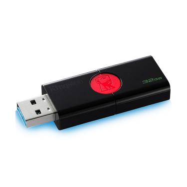 Imagem de Pendrive 32GB Kingston DataTraveler 106 USB 3.1 Preto