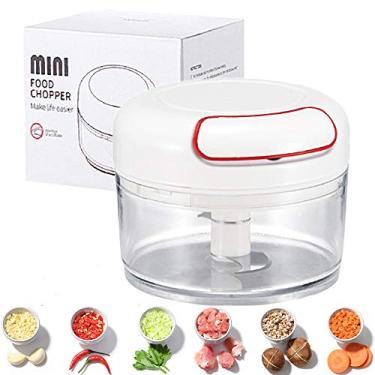 Imagem de Cordão de puxar para ferramenta de picador de alhos Osea Manual Food Chopper - Cortador de alimentos puxador manual para porcas de carne, cebola de pimenta – fácil de montar, usar