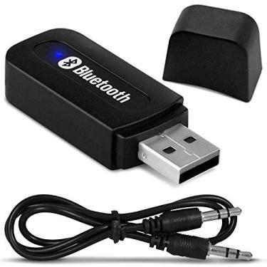 Imagem de Receptor Adaptador de Áudio Bluetooth Usb, P2, Veicular