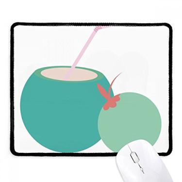 Imagem de Mouse pad com ilustração de arte de coco da Tailândia, tapete de borracha para jogos