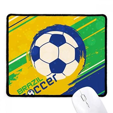 Imagem de Mousepad esportivo de futebol americano, borda costurada, tapete de borracha para jogos
