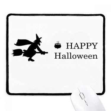 Imagem de Mousepad Happy Ghost Fear Halloween com borda costurada para jogos
