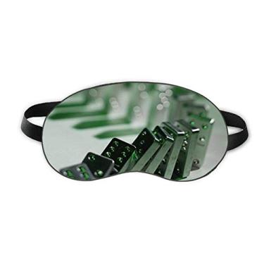 Imagem de Gambling Mahjong Domino Photo Sleep Eye Shield Soft Night Vlindfold Shade Cover