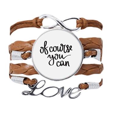 Imagem de DIYthinker Pulseira de presente Art Deco, com pingente de corda de amor e corrente para presente