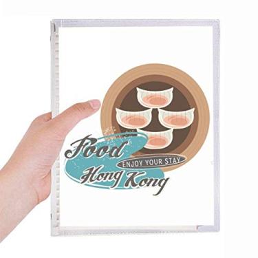 Imagem de Caderno de Dumplings Hong Kong Har Gow Diário de folhas soltas recarregável