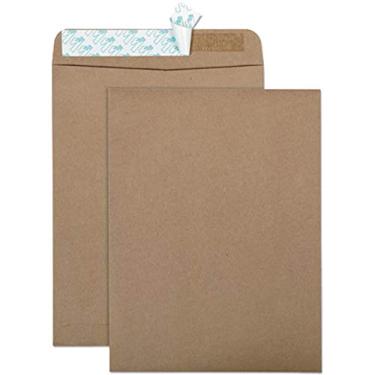 Imagem de Envelope de fita Redi Kraft 100% marrom reciclado, 9 x 12, Kraft marrom, 100/caixa