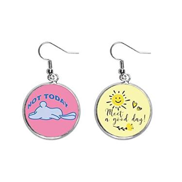 Imagem de Animal Lies Rest Art Deco, presente, moderno, gota, sol, flor, brinco, bijuteria, moda