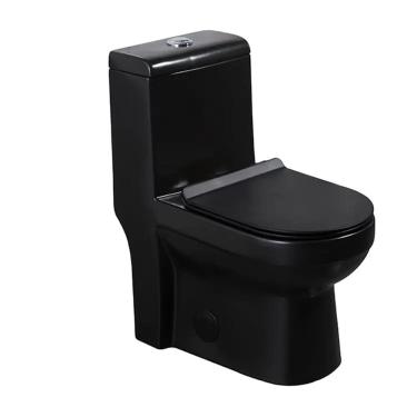 Imagem de Vaso Sanitário Monobloco Preto PEX  Ícaro produzido em Cerâmica