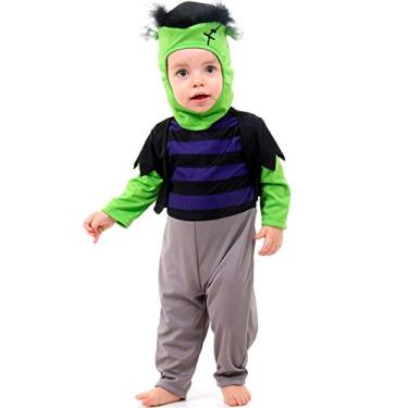 Imagem de Fantasia de Halloween Frankenstein Bebe Menino P - 1