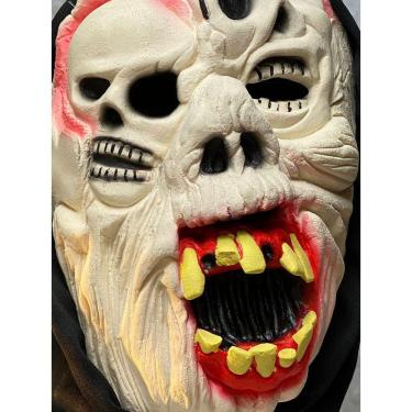 Imagem de Fantasia Mascara Caveira Terror Caveirosa Assustadora