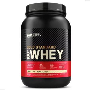 Imagem de Whey Protein 100% Whey Gold Standard 2 Lbs - Optimum Nutrition - Bauni