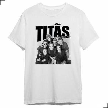 Imagem de Camiseta Básica Tumblr Vintage Titãs Encontro Fã Show Brasil - Asulb