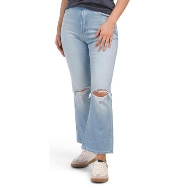 Imagem de Lucky Brand Calça jeans feminina cintura média Easy Rider Bootcut, Dest jeans, 32W / 29L